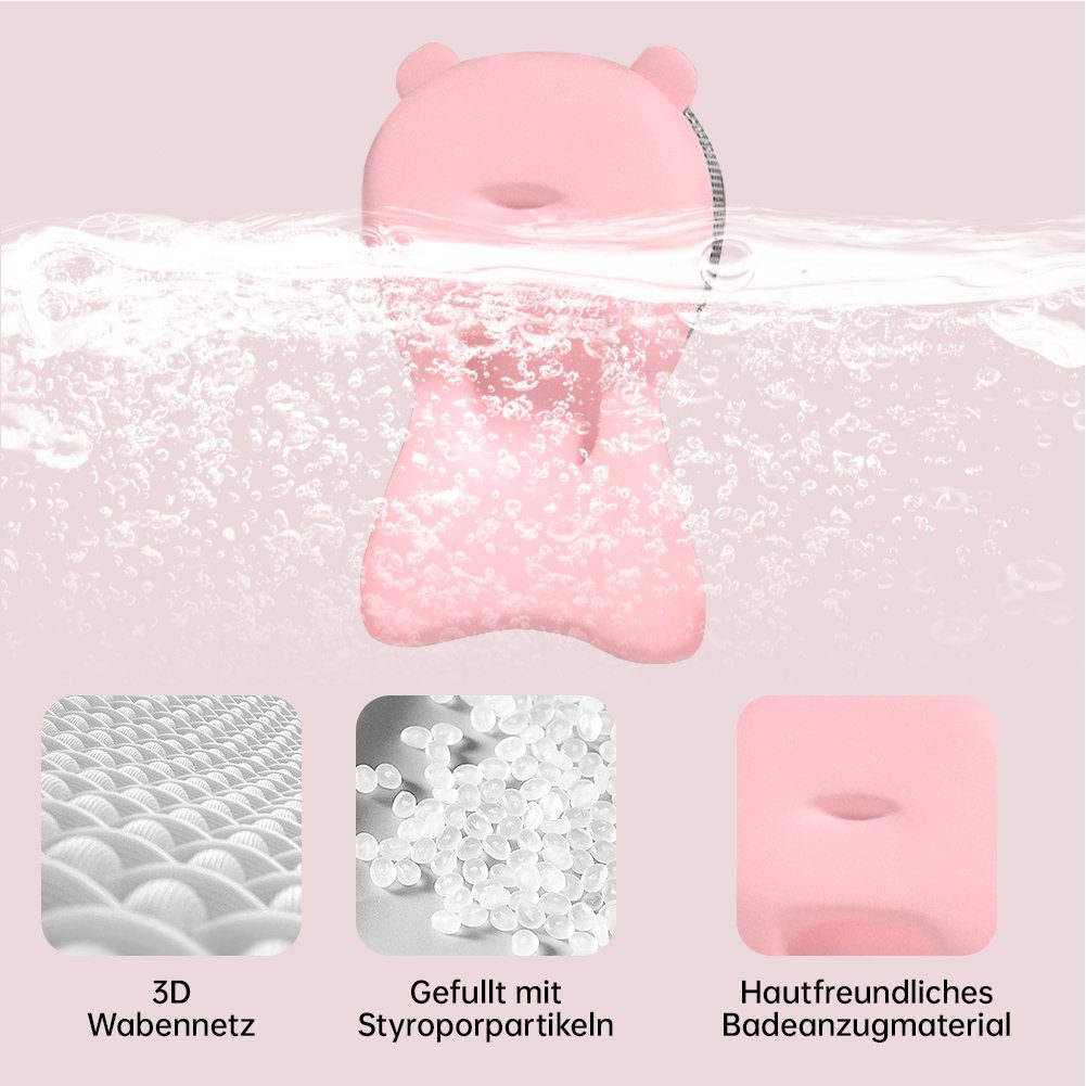 DAKYAM Babybadewanne Badewanne Babywanne faltbar mit verstellbarem Kissen–Matratze