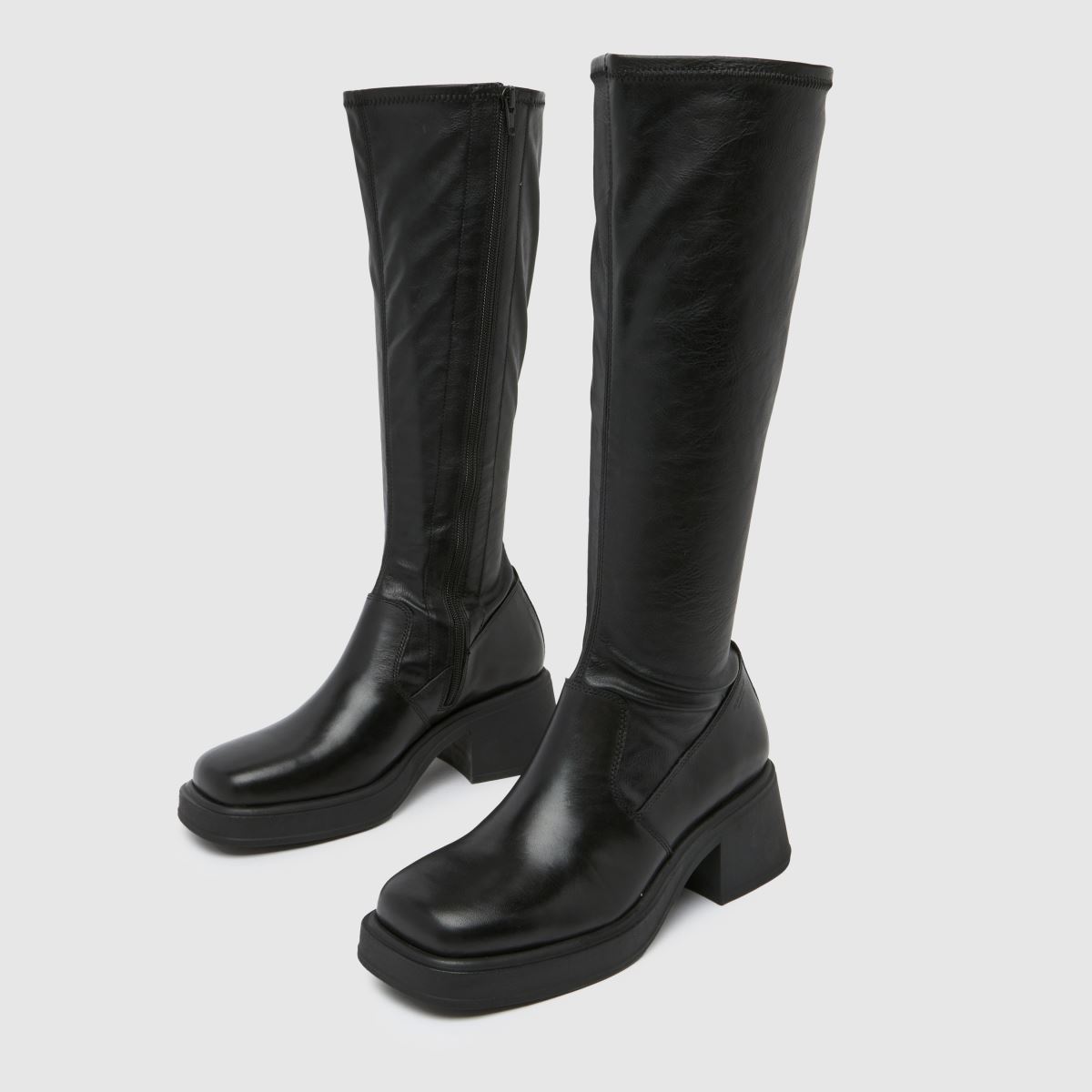 Vagabond Shoemakers – Dorah – Svarta knähöga sockstövlar