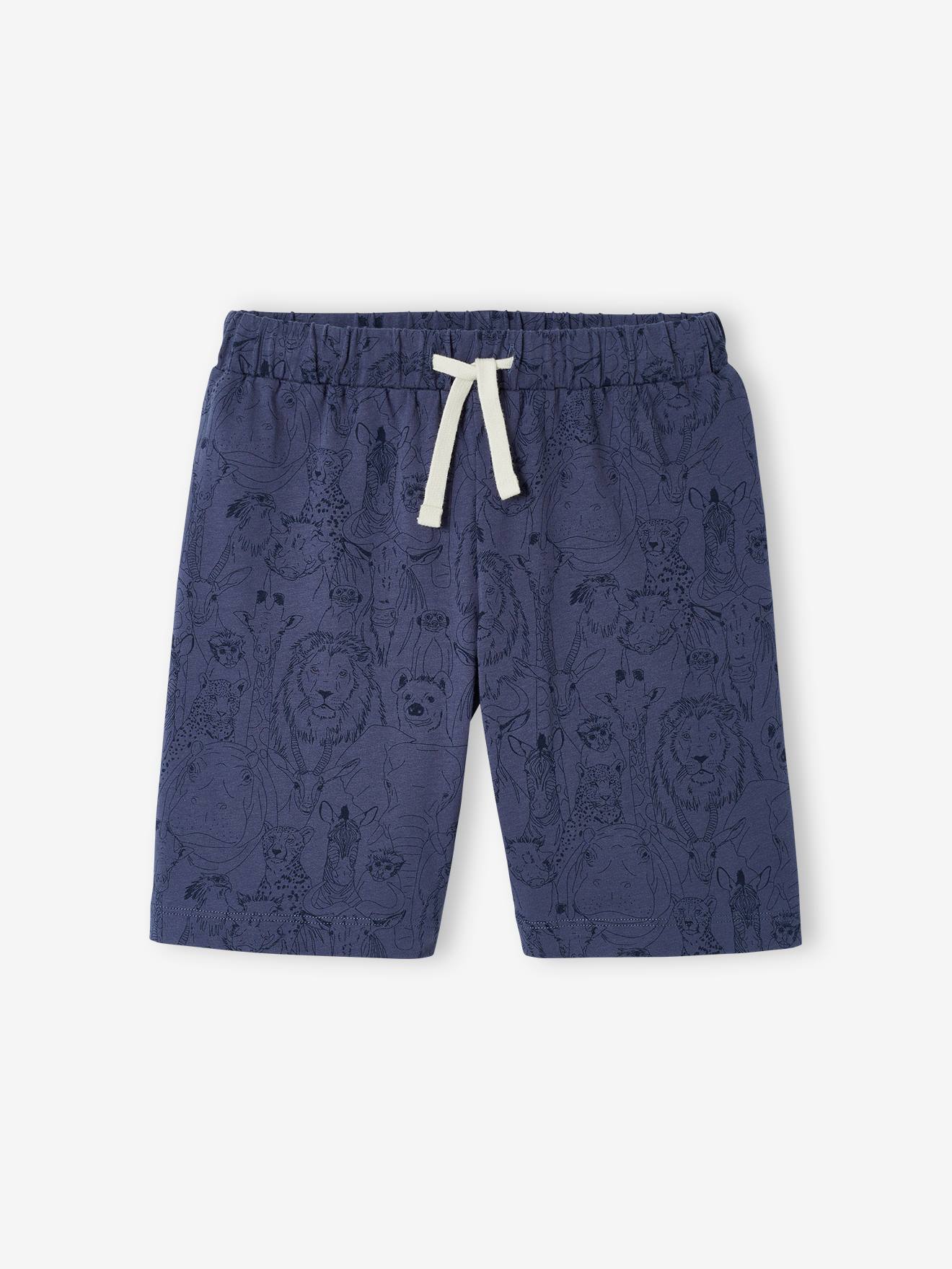 Lot de 2 shorts de pyjama garçon marine