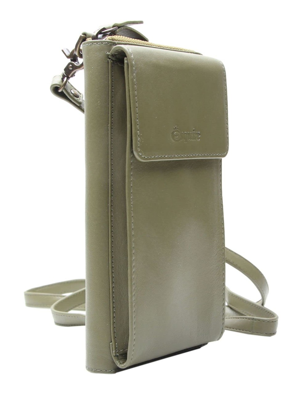 ESQUIRE Handtaschen khaki PERU Handy RV-Langbörse