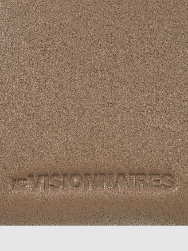 Portemonnaie aus Leder Modell 'Elina' in taupe