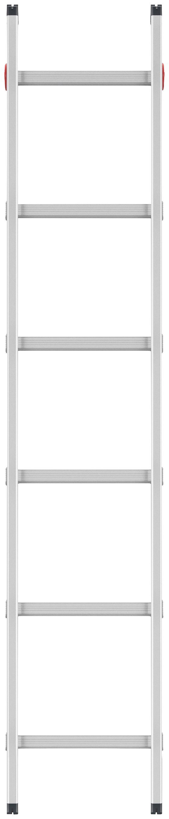 Hailo Anlegeleiter S60 ProfiStep uno (1-St), Aluminium-Anlegeleiter 6 Sprossen