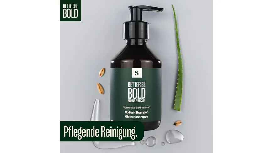 BETTER BE BOLD Pflegendes Glatzenshampoo (0-6mm) 200 ml