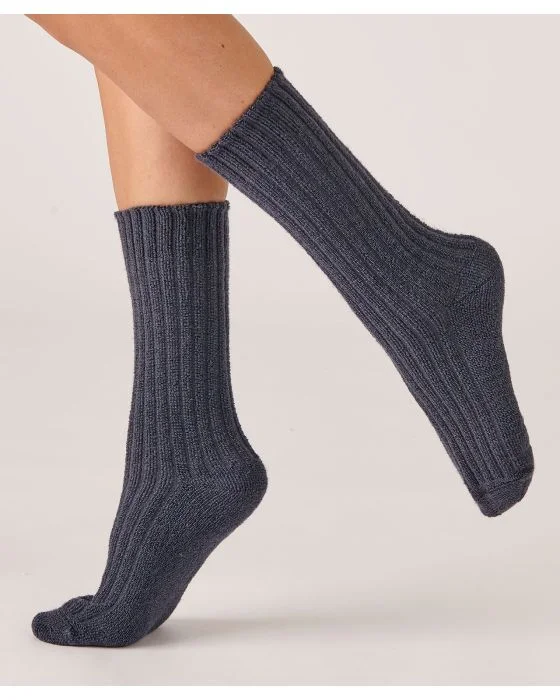 Chaussettes à côte bouclette Thermolactyl
