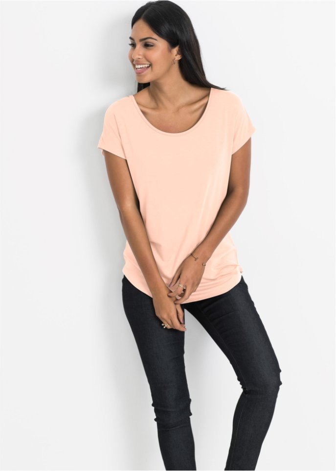 Shirt mit Häkeleinsatz