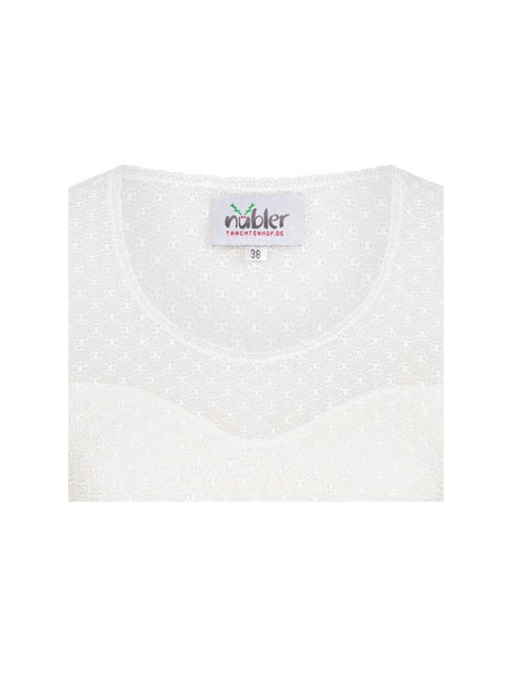 Nübler Dirndlbluse langarm Lisa in Creme günstig kaufen