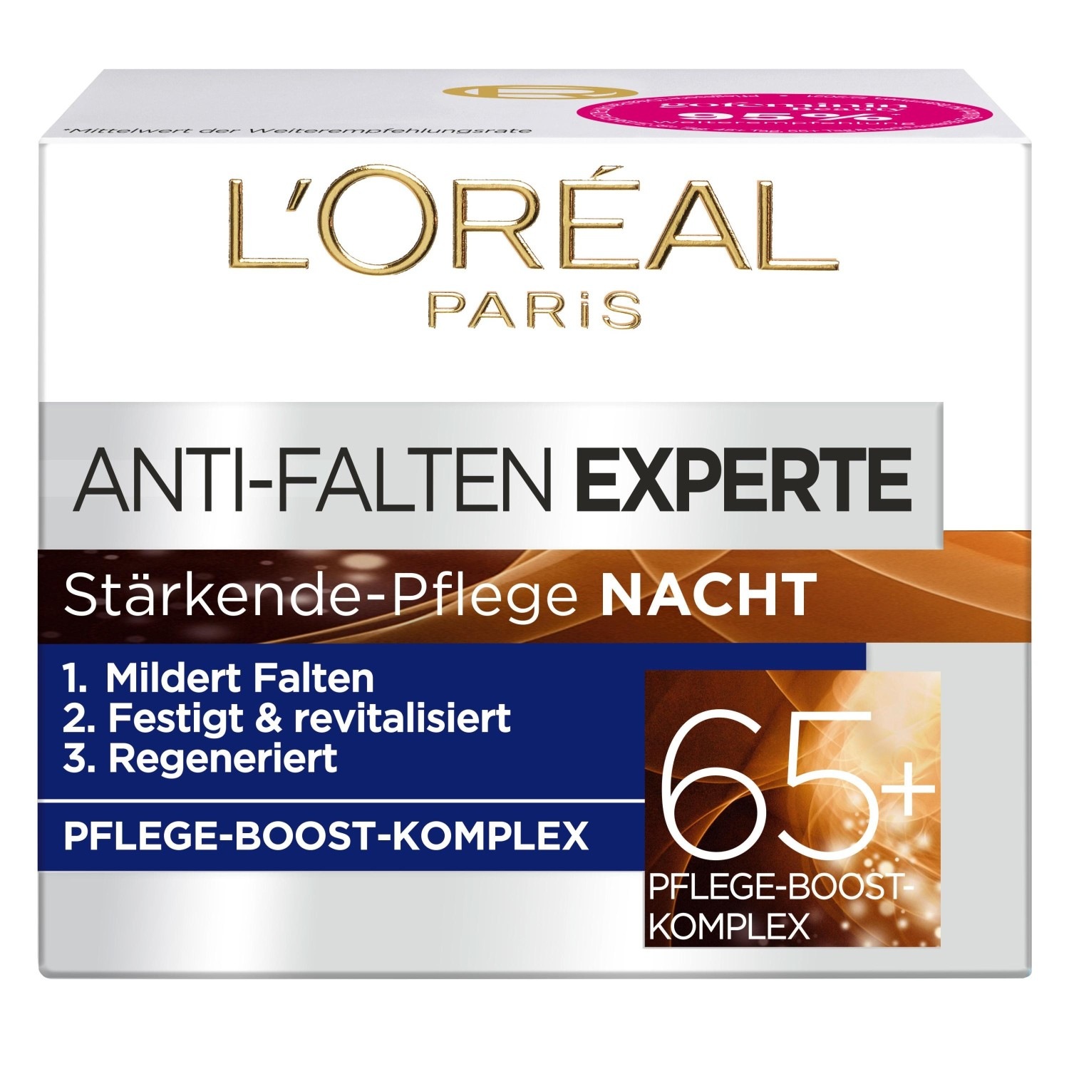 Anti-Falten Stärkende-Pflege Nacht Pflege-Boost-Komplex 65+