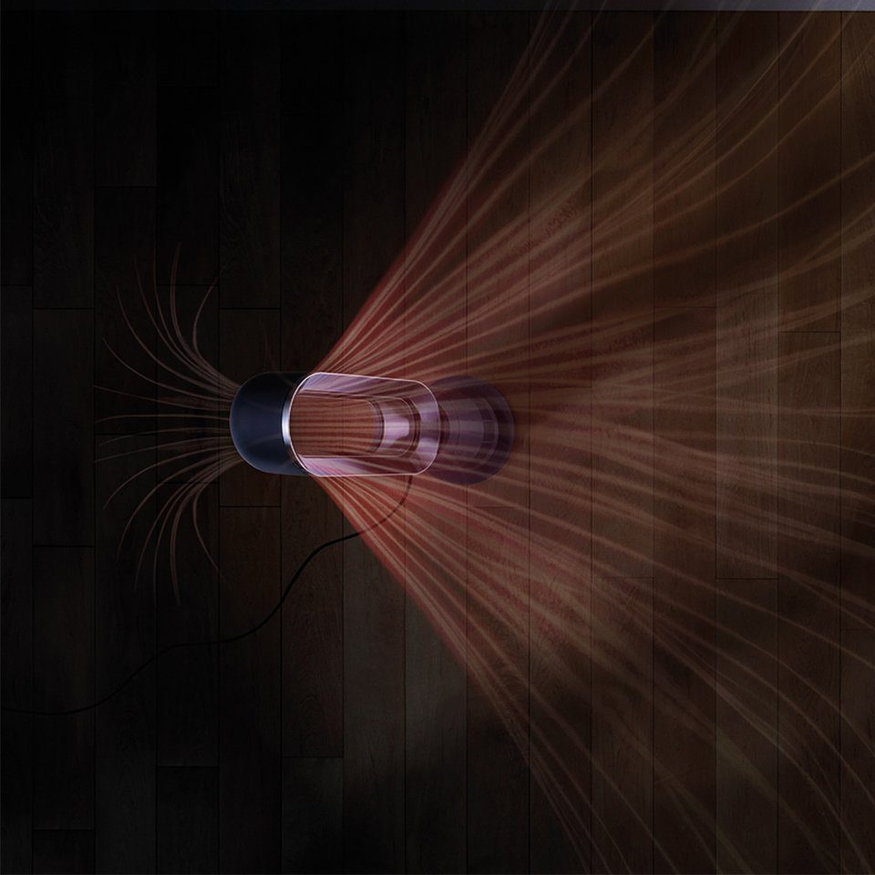 DYSON Tischventilator AM09 Hot+Cool Ventilator Heizlüfter Weiß/Silber