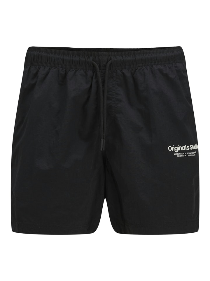 Jack & Jones Badeshorts 'NAXOS' in schwarz günstig kaufen