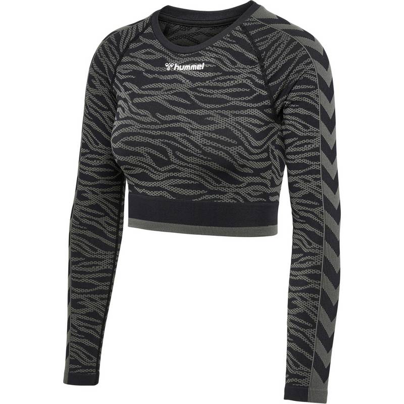 hummel hmlMT SAGA SEAMLESS CROP T-SHIRT LS T-Shirt Damen