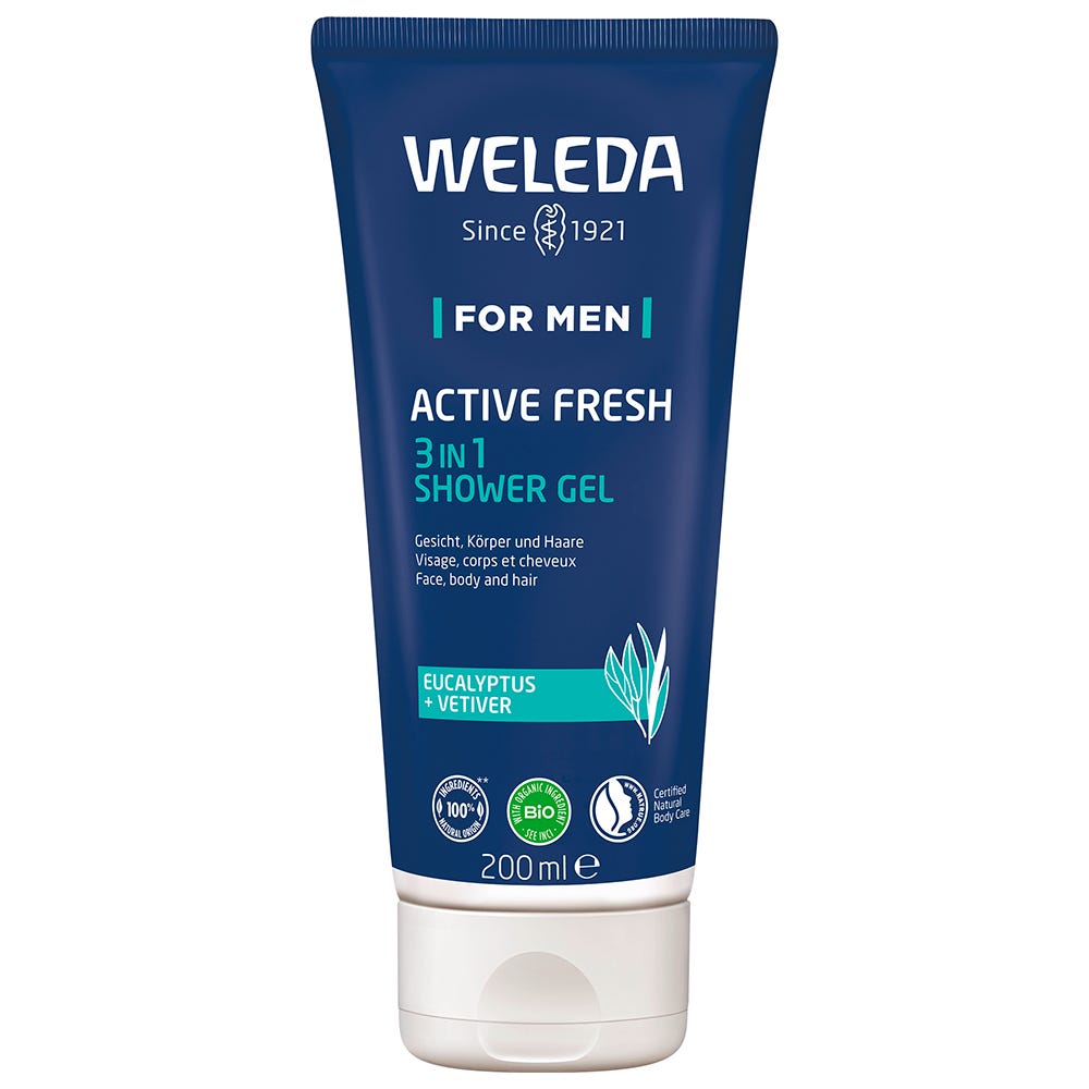 Weleda Men Active Fresh 3in1 Sower Gel 200 ml