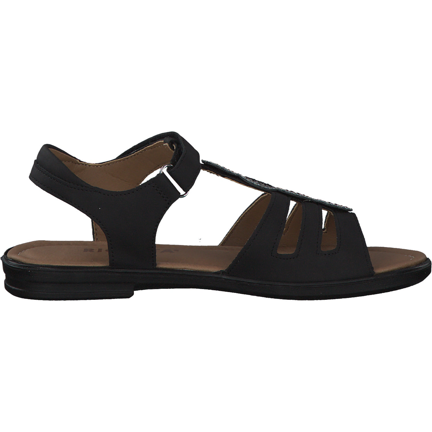 Ricosta Ana 7000402, Sandalen (Kinder), Damen, Schwarz