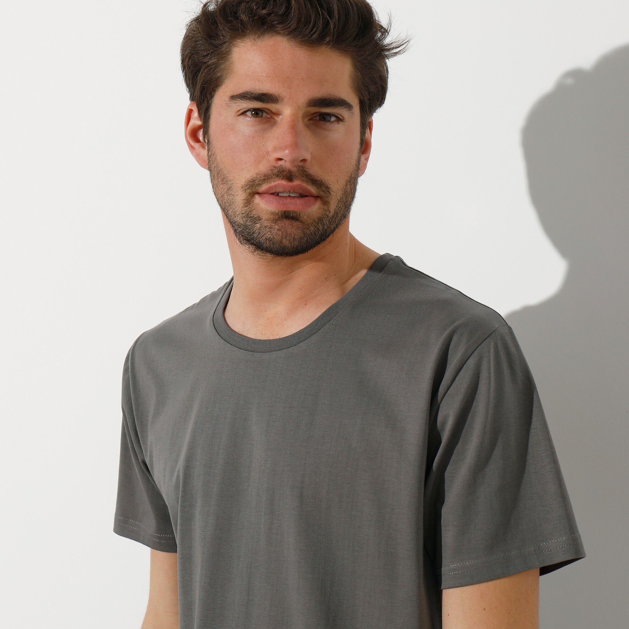 T-shirt col rond manches courtes