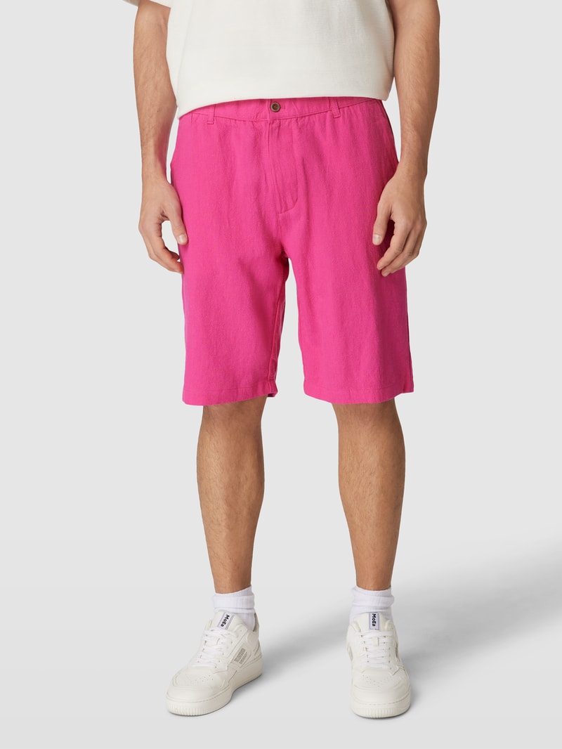 Bermudas mit Gesäßtasche in pink