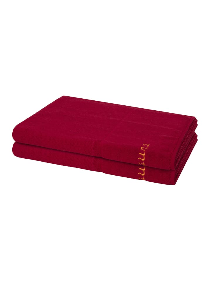 Möve for Frottana 2 X Saunatuch im Set Pearl in Ruby günstig kaufen 80 x 200 cm