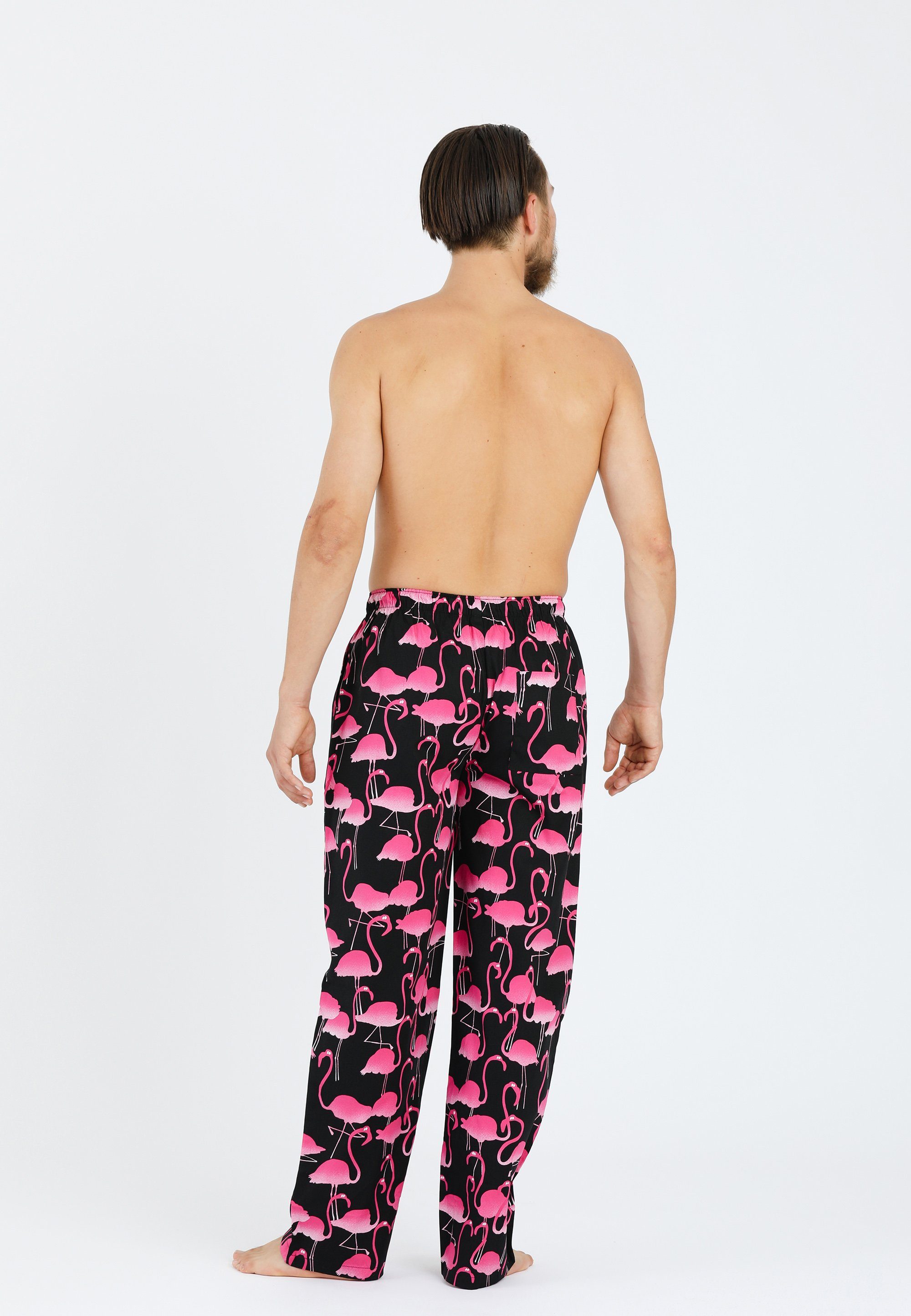 Lousy Livin Stoffhose Pants Flamingo mit Flamingo Print