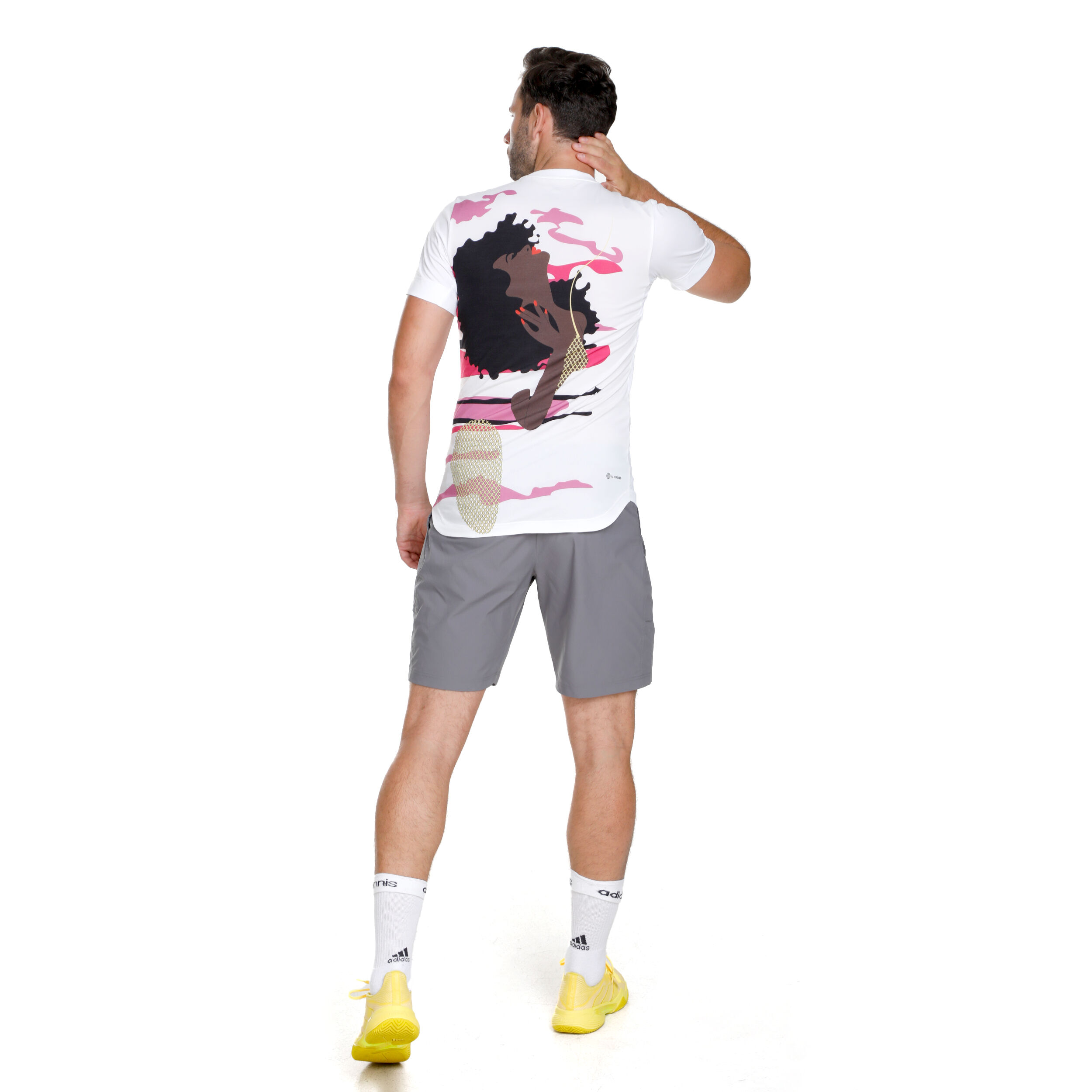 New York Printed T-Shirt Herren - Weiß