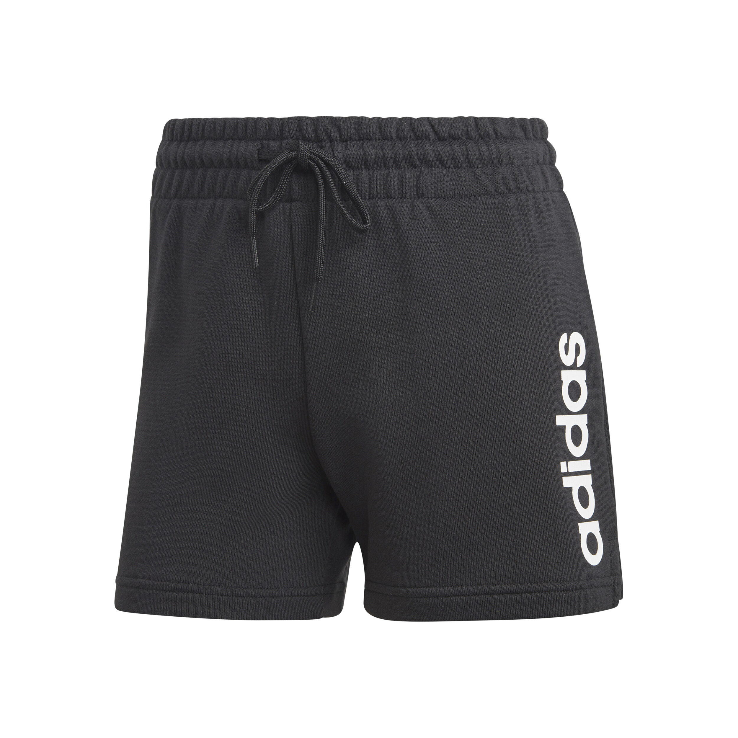 Essentials Linear French Terry Shorts Damen - Schwarz