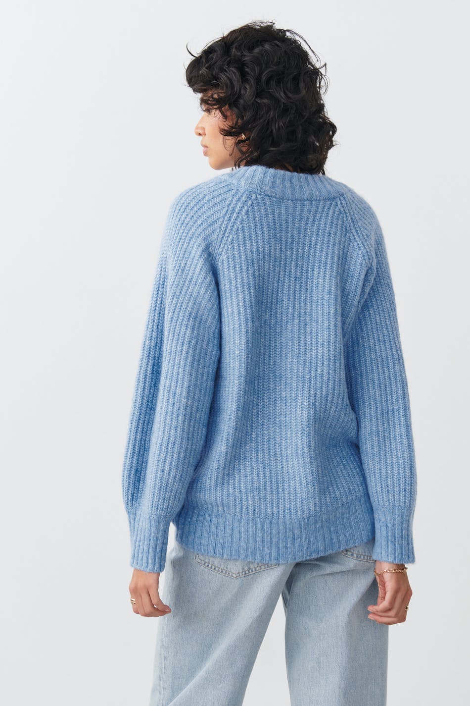 Oversized knit cardigan