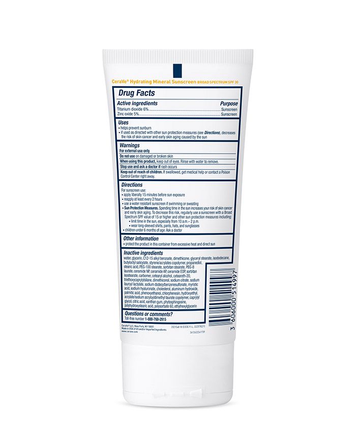 Lait corporel hydratant minéral SPF 30