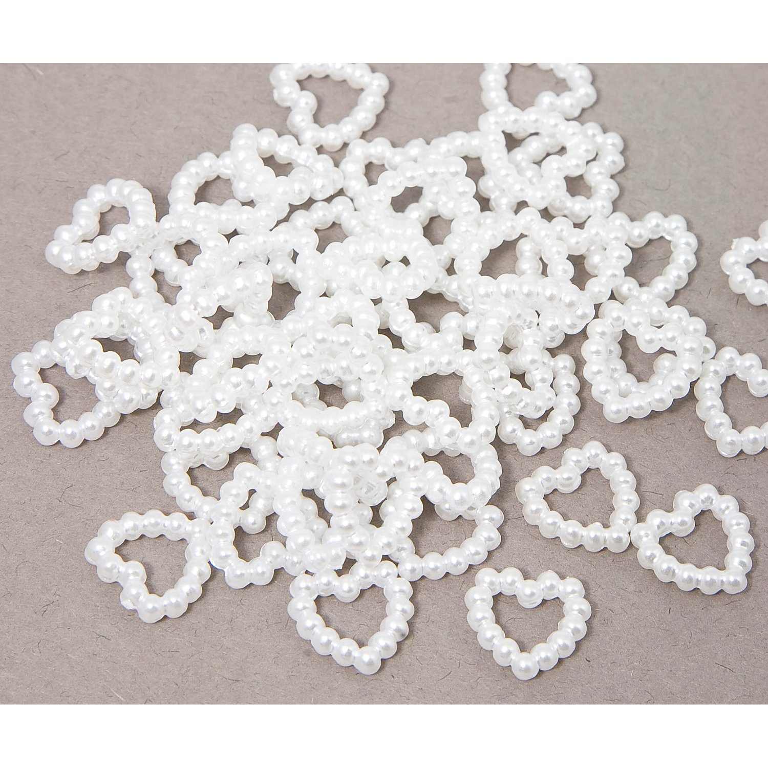 Mini-Herzen, 1 cm, 48 Stück