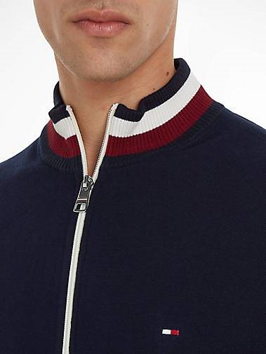 TOMMY HILFIGER Herren Strickjacke GLOBAL STRIPE