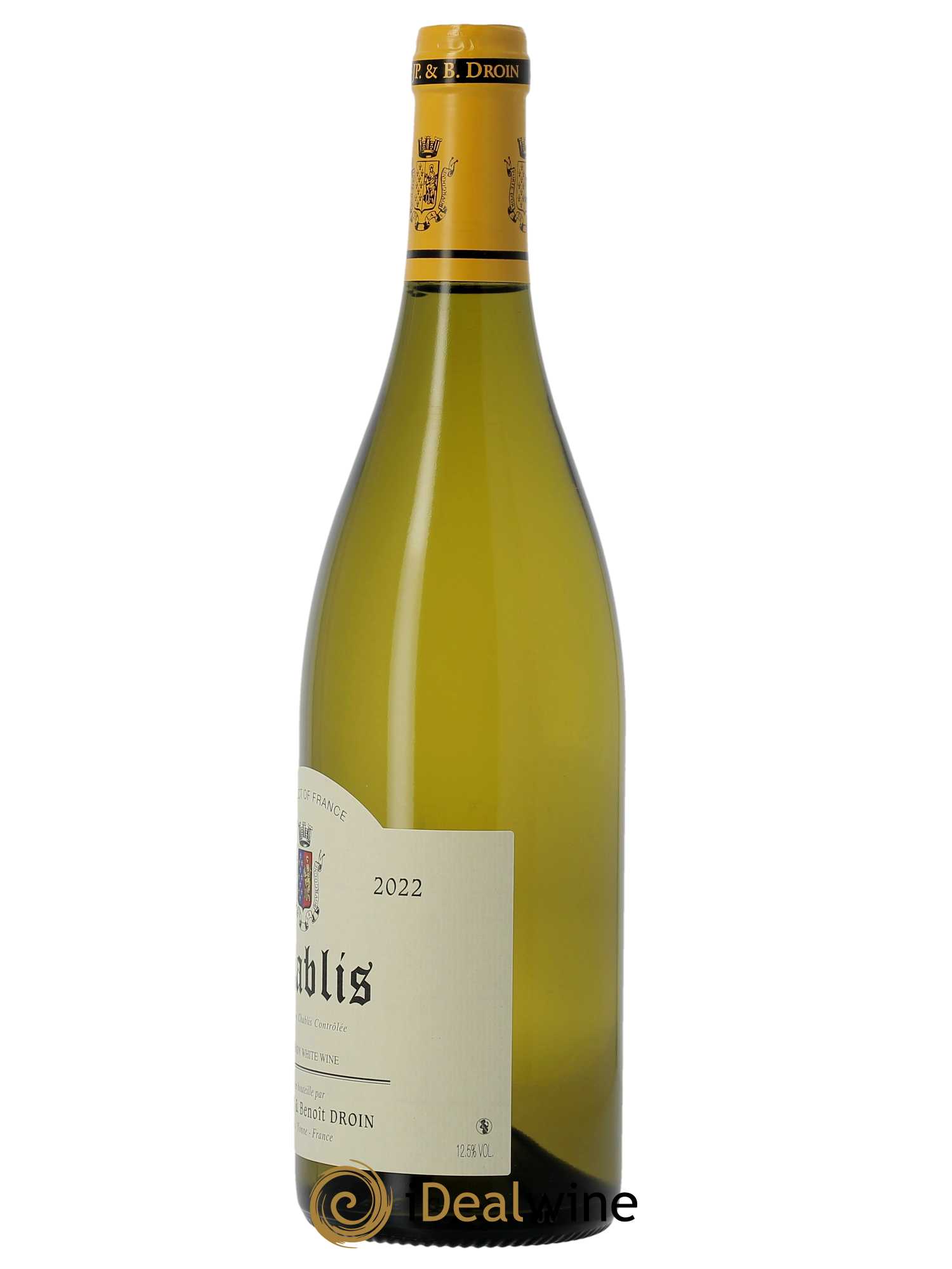 Chablis Jean-Paul & Benoît Droin (Domaine)  2022 - Lot de 1 Bouteille