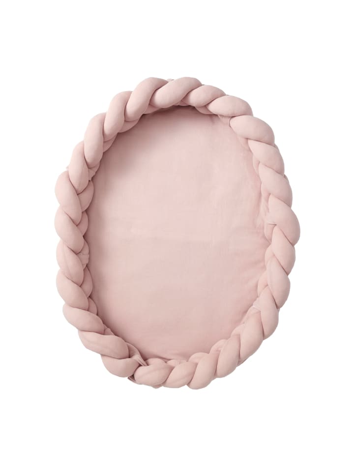 nordic coast company  Baby Nest geflochten Rosa günstig kaufen onesize
