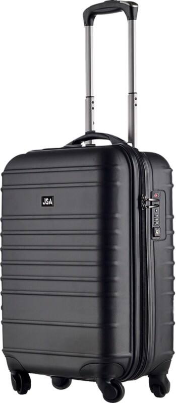 JSA Reisekoffer S 36 x 18 x 53 cm Schwarz