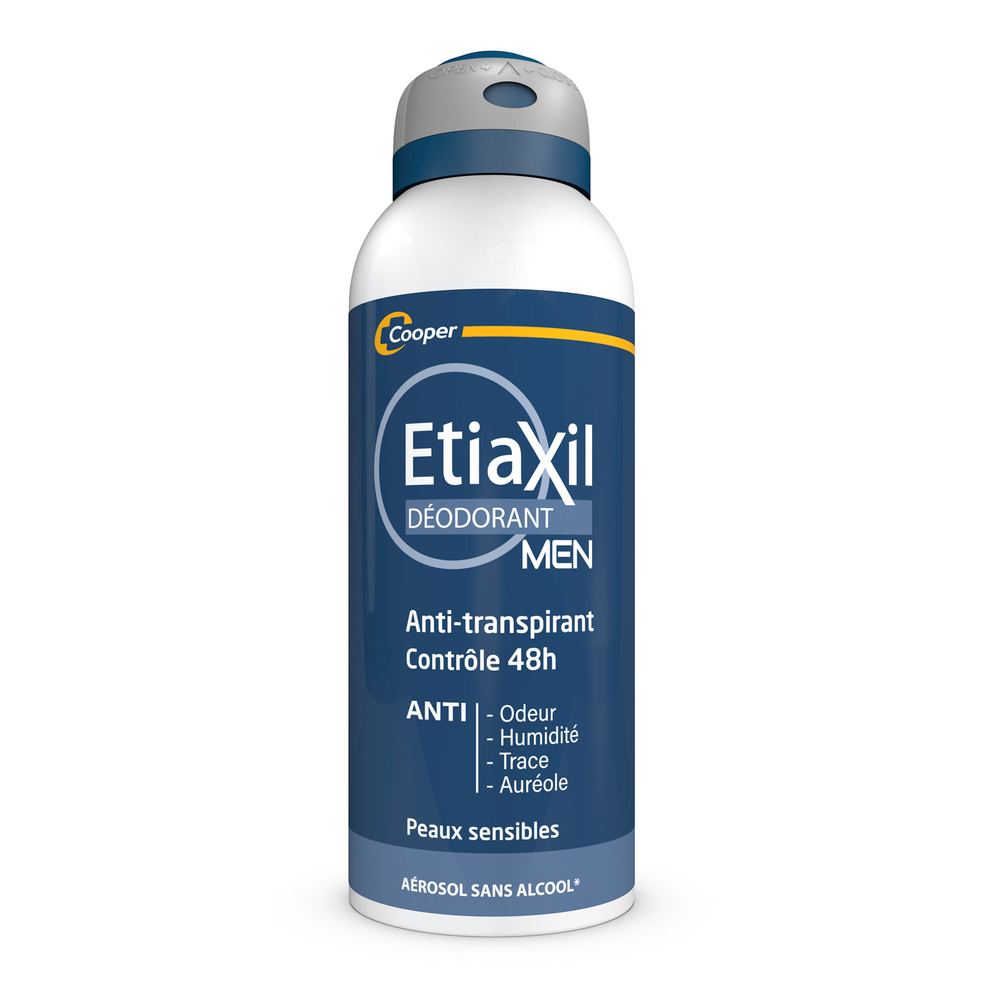 etiaxil Anti-transpirant Homme 48h Aérosol Anti-transpirant