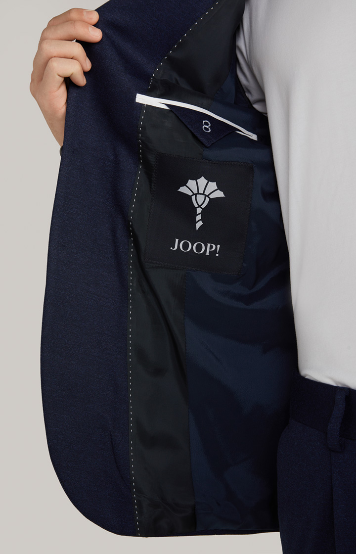Jersey-Baukasten-Sakko Dash in Navy meliert