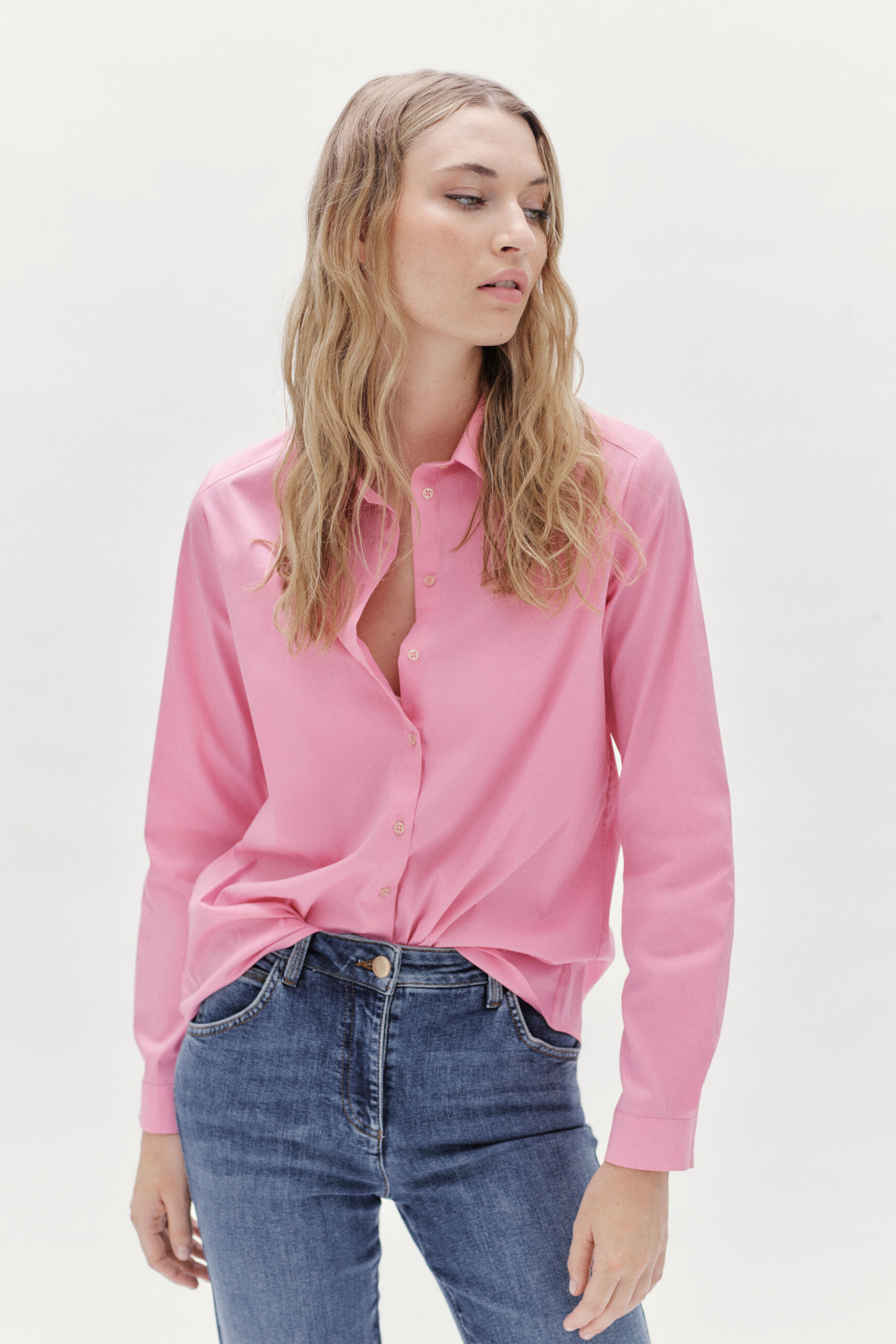 chemisier jessica pop rose fushia femme