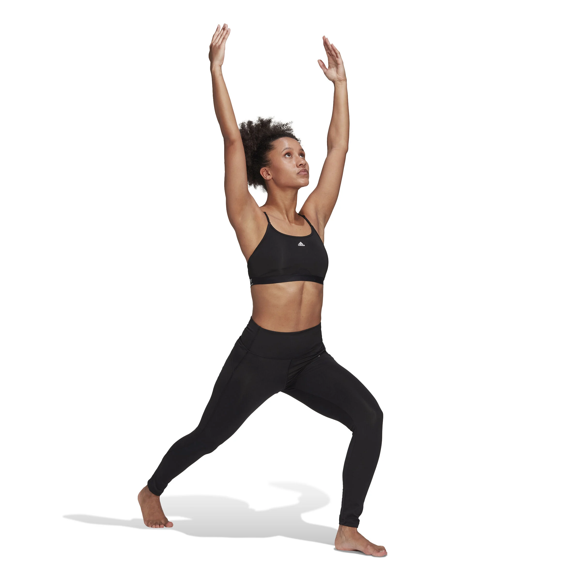 Aeroreact LS Sport-BH Damen - Schwarz