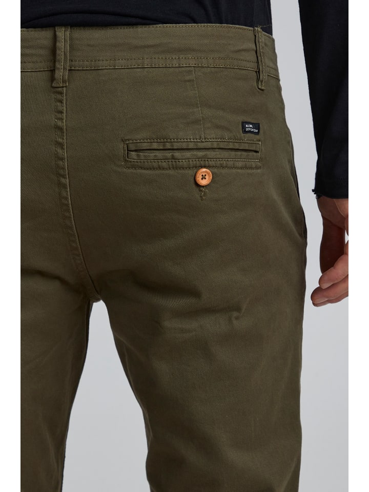 BLEND Chinohose BHNATAN pants - 20703472  Chinohose Slim Fit mit Gürtelschlaufen in Grün günstig kaufen