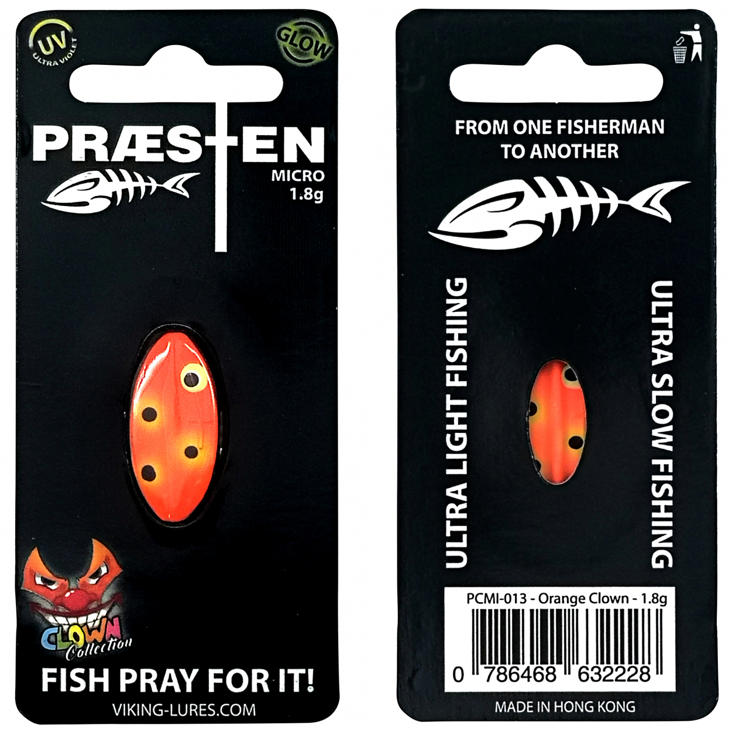 OGP Inlineköder Præsten Micro (Orange Clown)