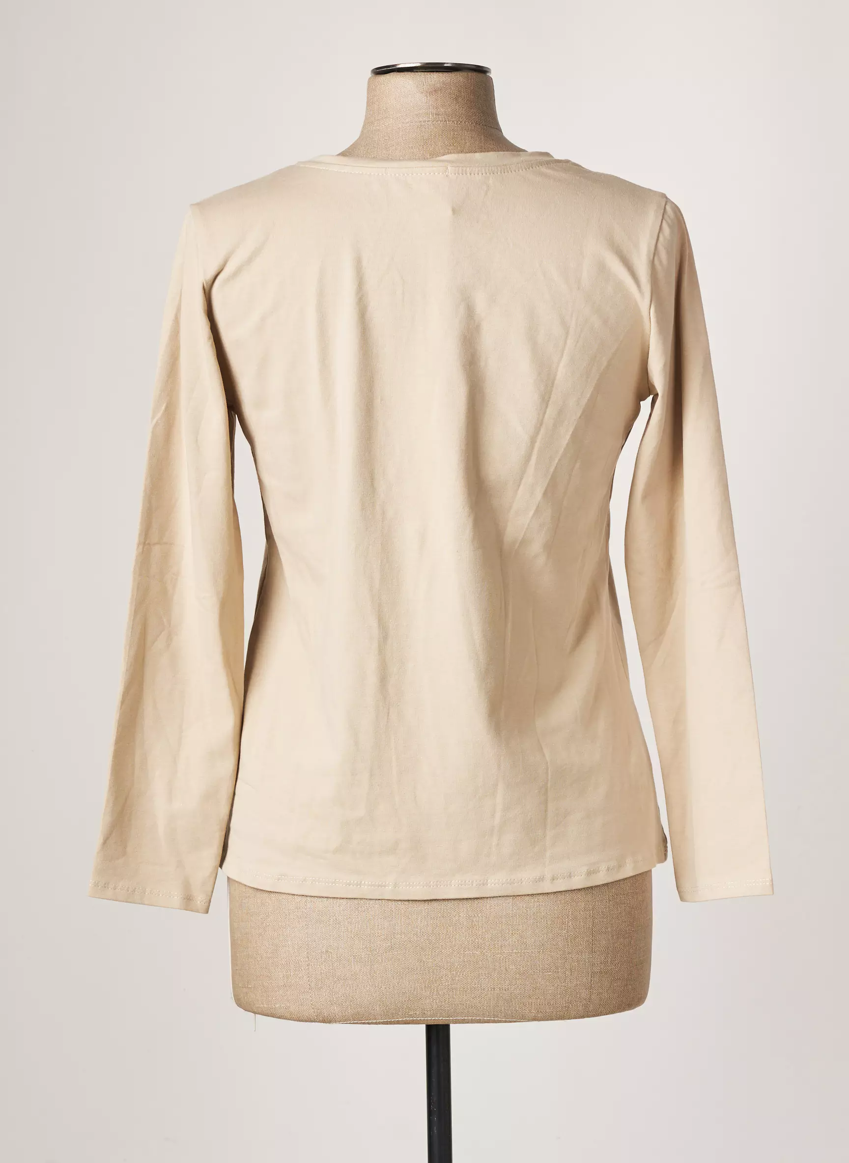 Made In Italy Tshirts Femme couleur beige