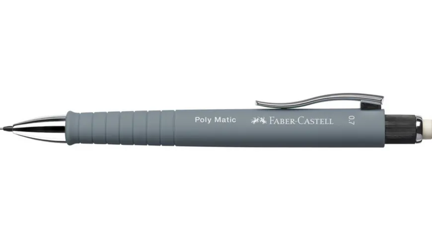 FABER-CASTELL Druckbleistift Polymatic 0,7 mm grau grau