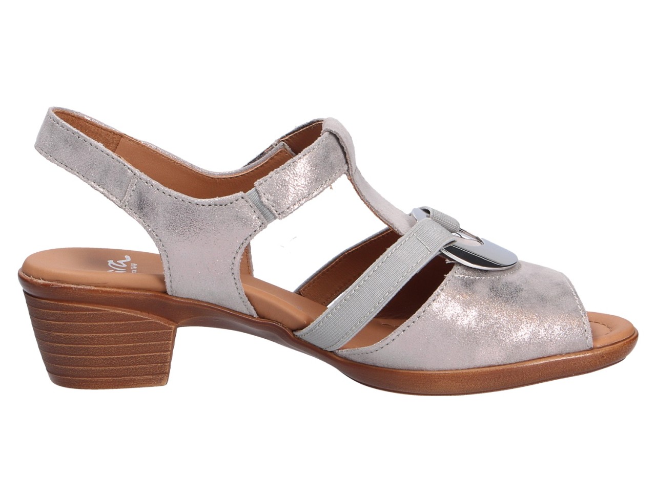ARA Klassische Sandalen grau Lugano