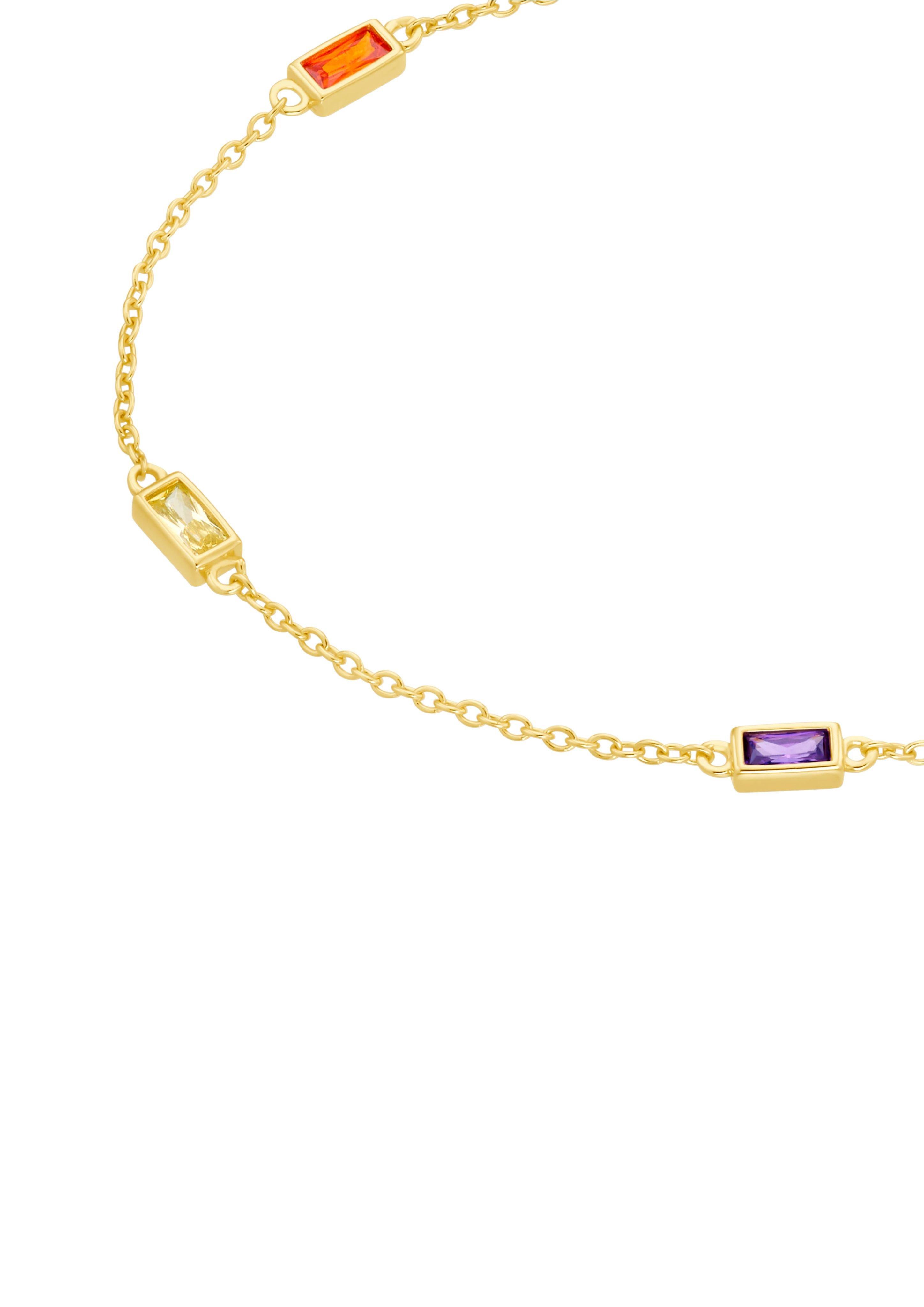 Armband mit bunten Zirkoniasteinen  6007980-19E0