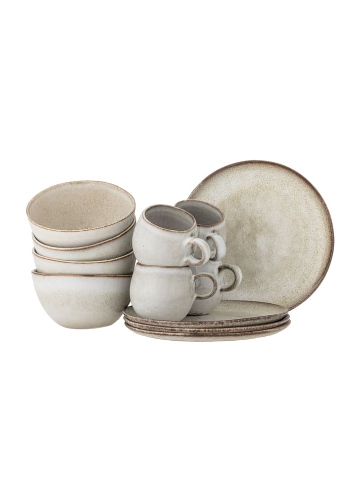 Bloomingville Sandrine Frühstück Set aus Geschirr-Set in beige günstig kaufen onesize