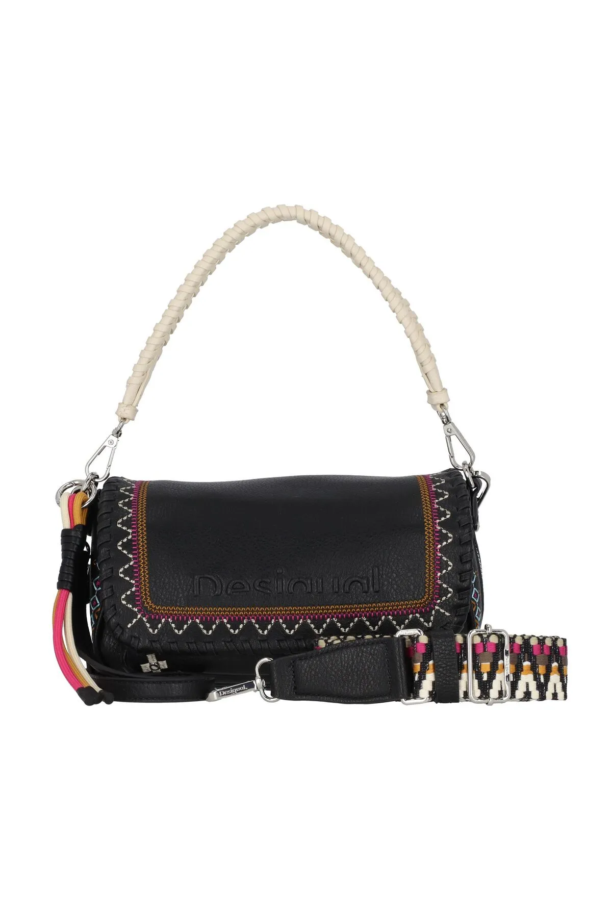 Desigual  Umhängetasche - Schwarz - Unifarben