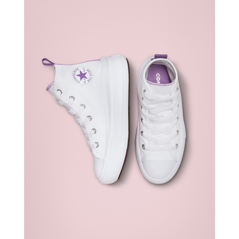 Converse Chuck Taylor All Star Move Platform A03669C / weiss