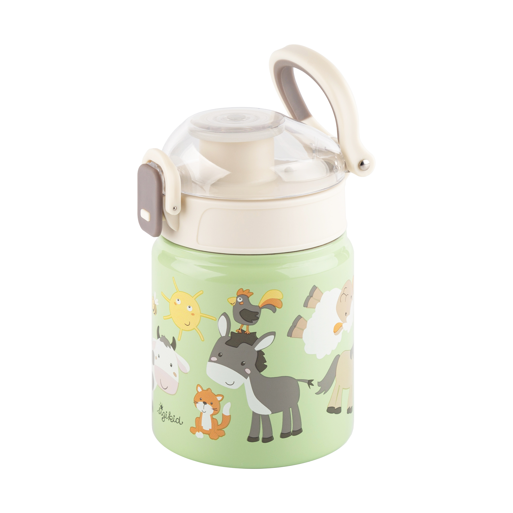 Kinder Edelstahl Trinkflasche Farm, 400 ml