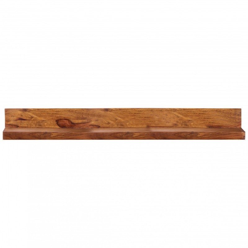 Wohnling Massivholz Wandregal 160 cm Sheesham Wandboard