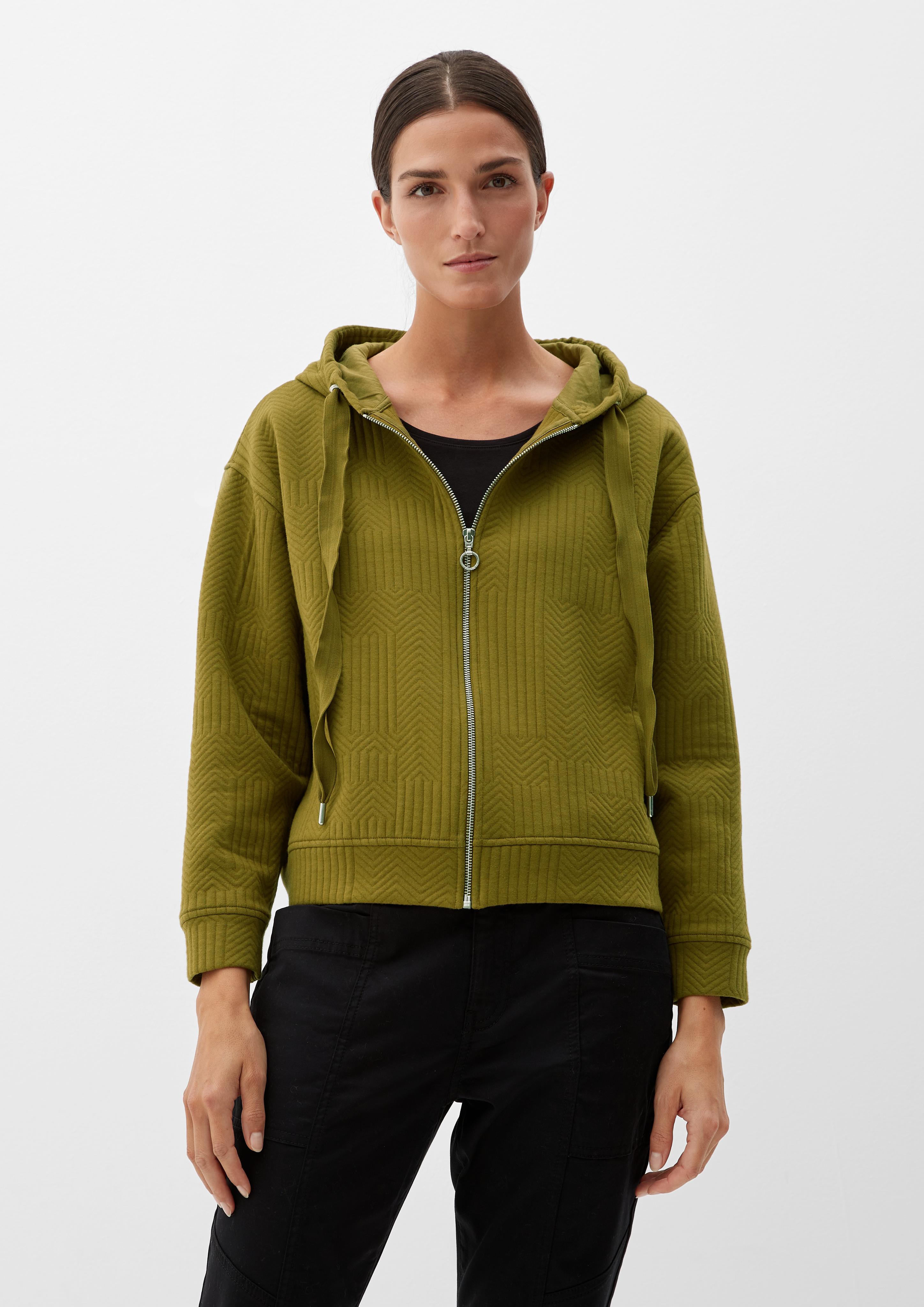 Sweatjacke mit Struktur  2121719-7734