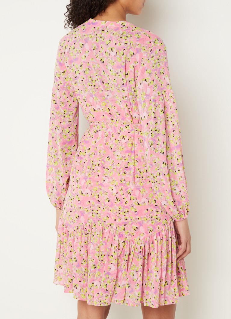 Rochie cămașă HUGO BOSS Kawarda cu curea scurtă.