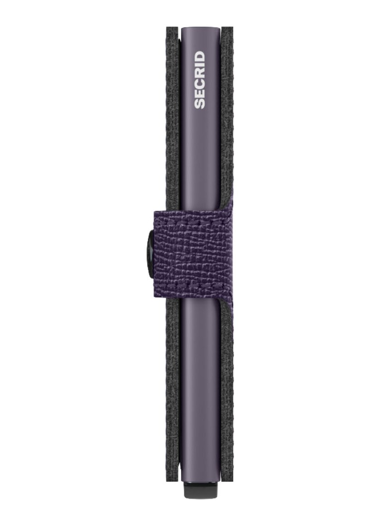 Portofel mini din piele Secrid cu sloturi pentru carduri.
