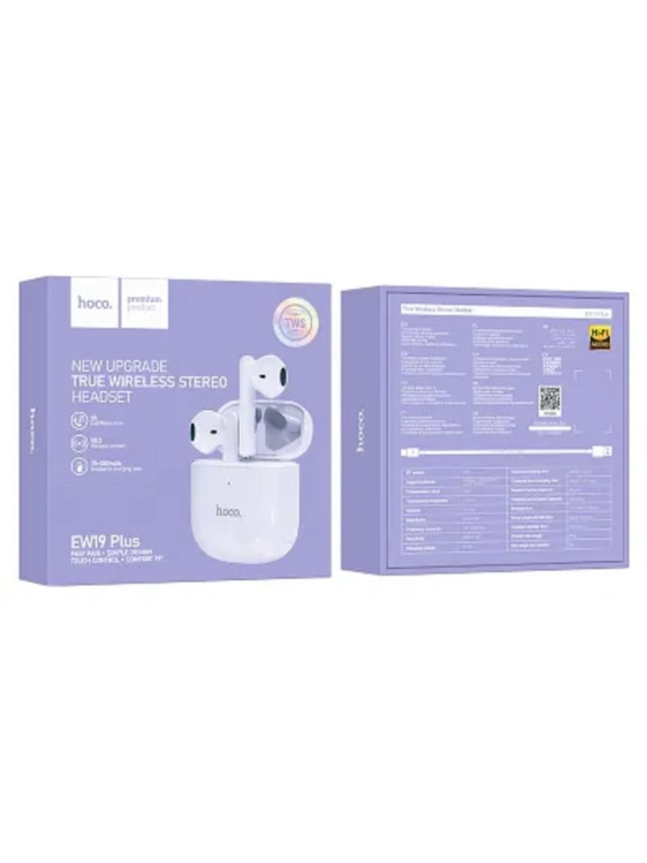HOCO HOCO kabellose / Bluetooth-Stereo-Kopfhörer TWS EW19 Plus Delighted Li in Lila günstig kaufen onesize