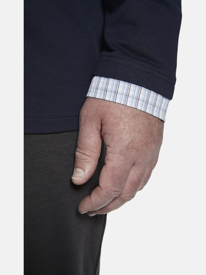 Charles Colby Sweatshirt EARL BALIN in dunkelblau günstig kaufen XXL