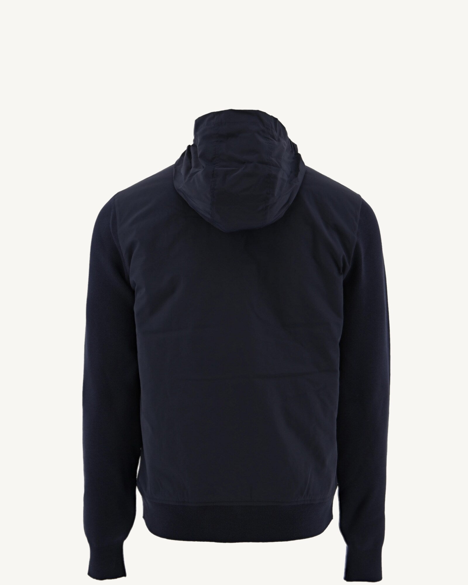 Veste à capuche bi-matière Marine Bardenas